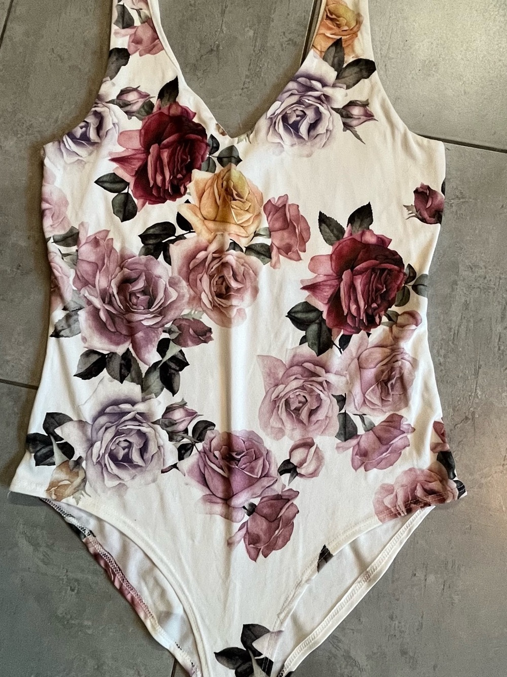 Live in the Moment Floral Bodysuit Size M
